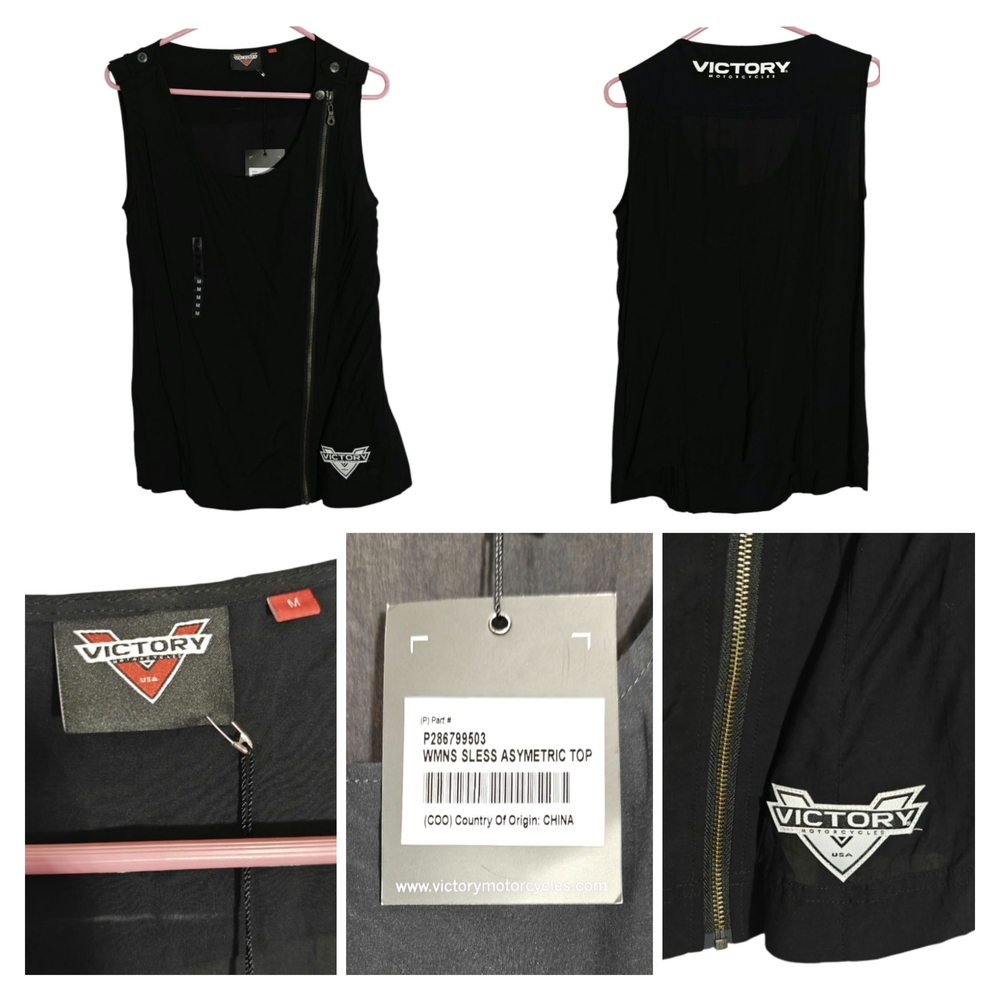 Victory Women's Black Muscle Tee